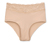 Culotte taille haute, beige