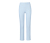 Pantalon stretch 7/8, bleu clair-blanc