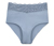 Culotte taille haute, bleu glacier