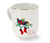 Mug à décoration dorée et brillante