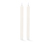 2 bougies longues À LED en cire véritable