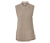 Pull sans manches en maille, beige chiné - beige chiné