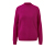 Pull en maille à col montant, rose - Rose vif