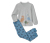 Pyjama pour enfant, bleu - bleu
