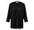Pull en maille fine, noir - Noir