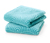 2 serviettes de toilette premium, turquoise