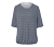 Blouse imprimée, bleu