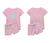 2 pyjamas courts en coton bio