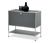 Buffet bas « CN3 » avec 1 abattant, gris - Gris mat