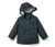 Veste de pluie thermique pour tout petit, bleu ardoise gouttes