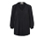Chemise avec fronces, noire - Noir