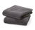 2 serviettes de toilette premium, anthracite