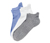 1x violet, 1x blanc, 1x gris clair chiné