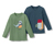 2 t-shirts manches longues