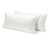 2 taies d’oreiller en jersey, env. 80 x 40 cm chacune, blanches