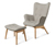 Fauteuil avec repose-pieds