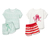 2 pyjamas courts en coton