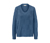 Pullover avec structure à carreaux, bleu - Bleu