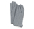 Gants sweat, gris chiné