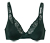 Soutien-gorge à armatures, vert foncé - Vert foncé