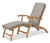 Chaise longue « Lenja » avec coussin