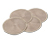 4 sets de table, couleur champagne