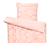 Parure de lit coton-tencel™, taille normale, rose