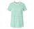 T-shirt à rayures, vert-blanc - Vert-blanc