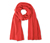 Écharpe en maille, orange-rouge