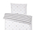 Parure de lit réversible en percale, taille normale