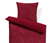 Parure de lit en coton premium, taille normale, rouge