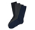 4 paires de chaussettes en laine mérinos, noires, bleu foncé, anthracites et grises