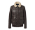 Veste en cuir style aviateur 