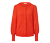 Jaquette en maille fine avec manches bouffantes, orange-rouge