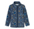 Bleu foncé à imprimé intégral astronaute multicolore