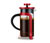 Cafetière à piston 300 ml, rouge