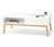 Table basse avec espace de rangement