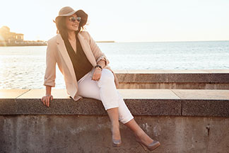 Presque tous les types de chaussures vont bien avec les treggings : des baskets aux pompes !