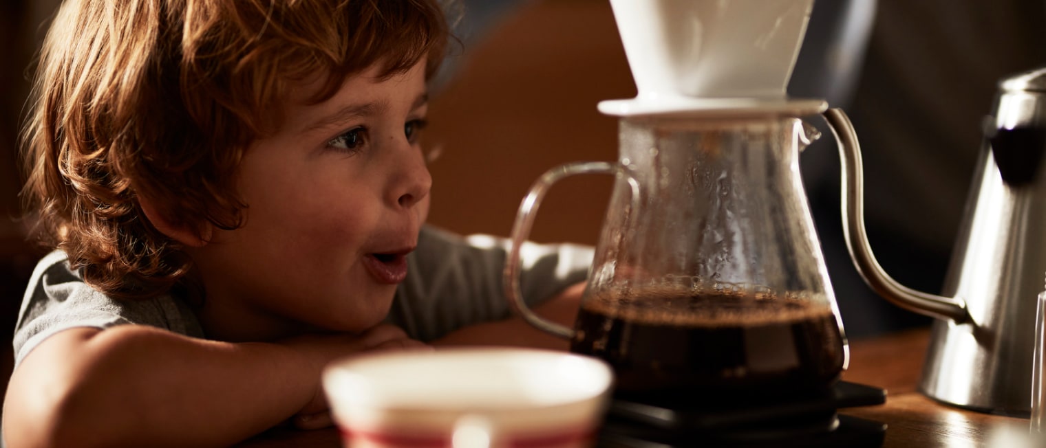 JOUET ENFANT CAFETIÈRE - Crème