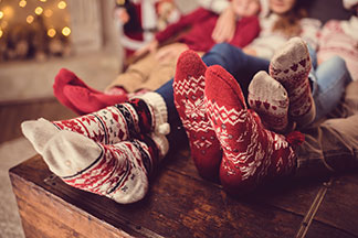 Idéales pour les pieds sensibles des enfants: les chaussettes sans couture.